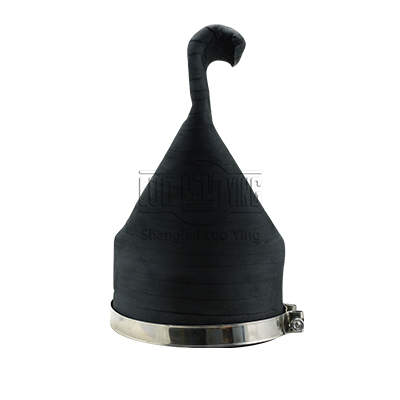 Clamp type integral duckbill check valve