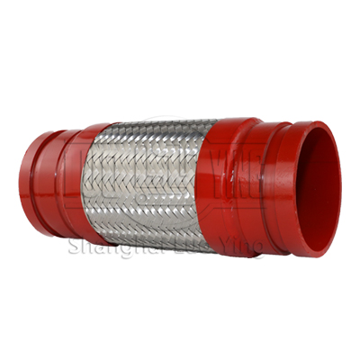 Grooved metal hose