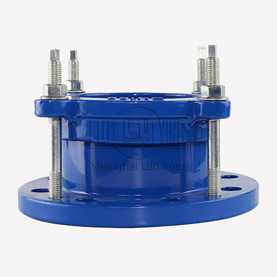 Ductile iron single range flange adapter